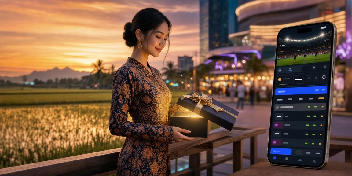 Pemain berbaju batik menggunakan telefon untuk kasino langsung ttbet11 di Kedah
